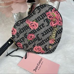 Juicy Couture Heart Shape Wristlet Wallet
